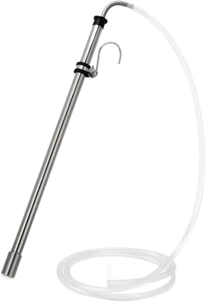 Compatible With Universal Stainless Steel Auto Siphon Racking Cane, Homebrew Beer & Wine Transfer Syphon Tube With 1