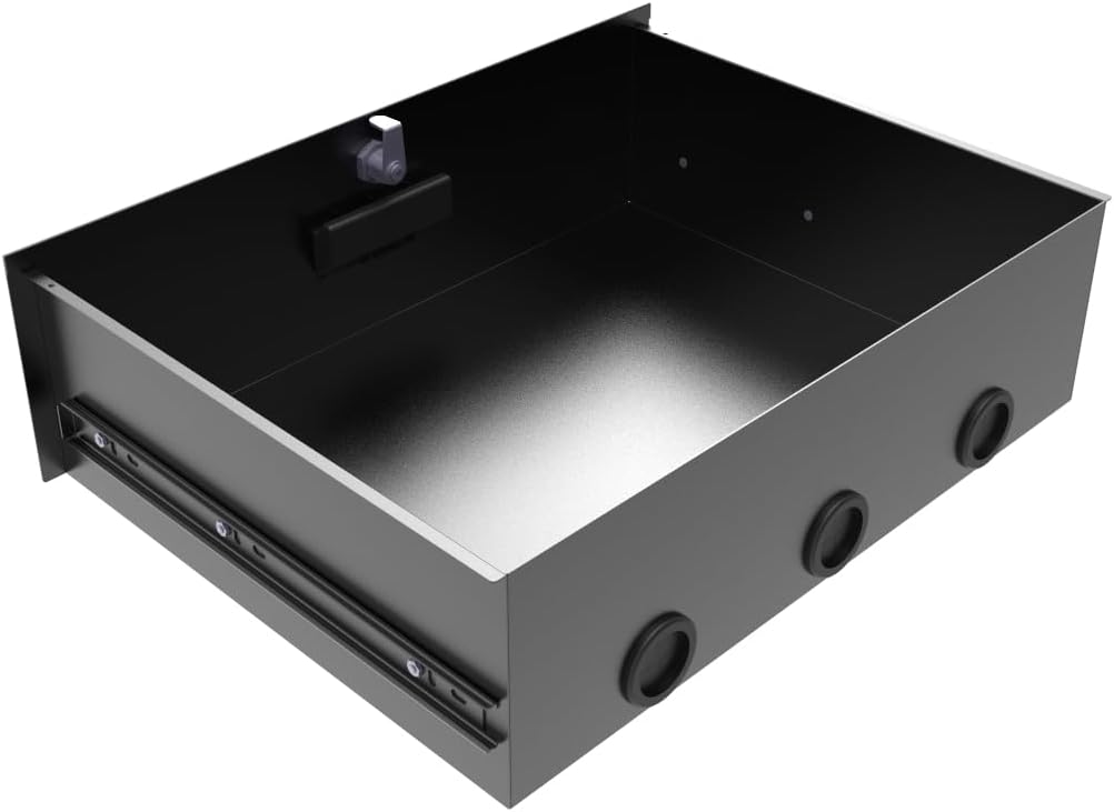 3U Server Cabinet Case 19" Rack Mount Lockable Drawer with Key