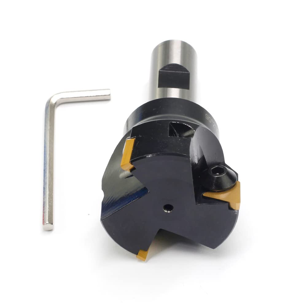 OSCARBIDE Indexable End Mill TP32,3/4" Shank,2" Cutting Diameter,3 Flutes