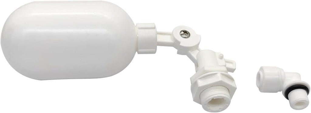 3Pcs Float Ball Valve 1/4" Quick Connect Plastic Tank Control Valve