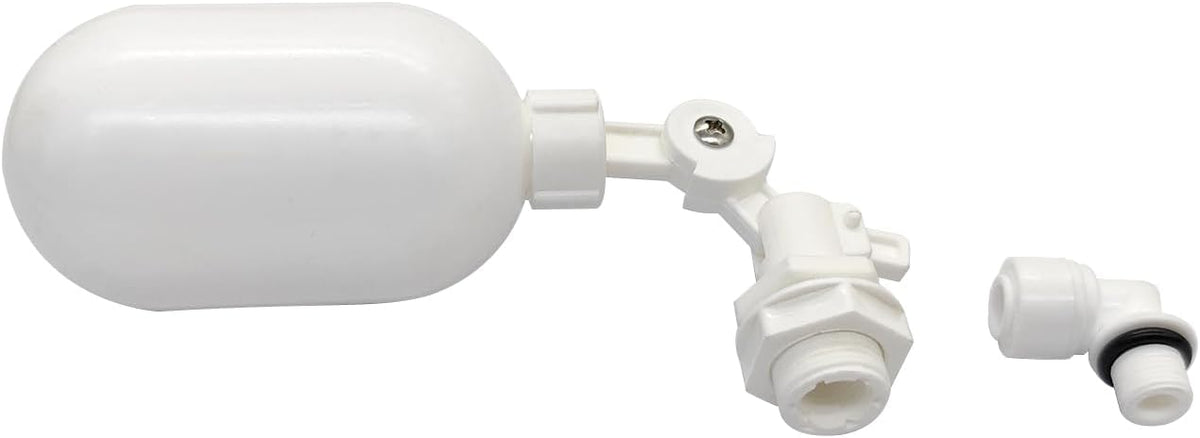 3Pcs Float Ball Valve 1/4" Quick Connect Plastic Tank Control Valve