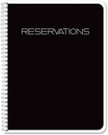 Restaurant Reservation Book, Wire-O, Black, 120 Pages
