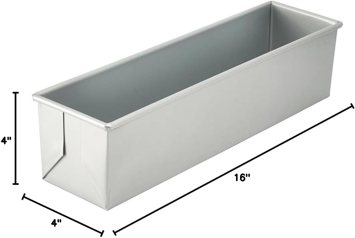 2 lb Pullman Pan, Square Aluminized Steel Sheet Pan