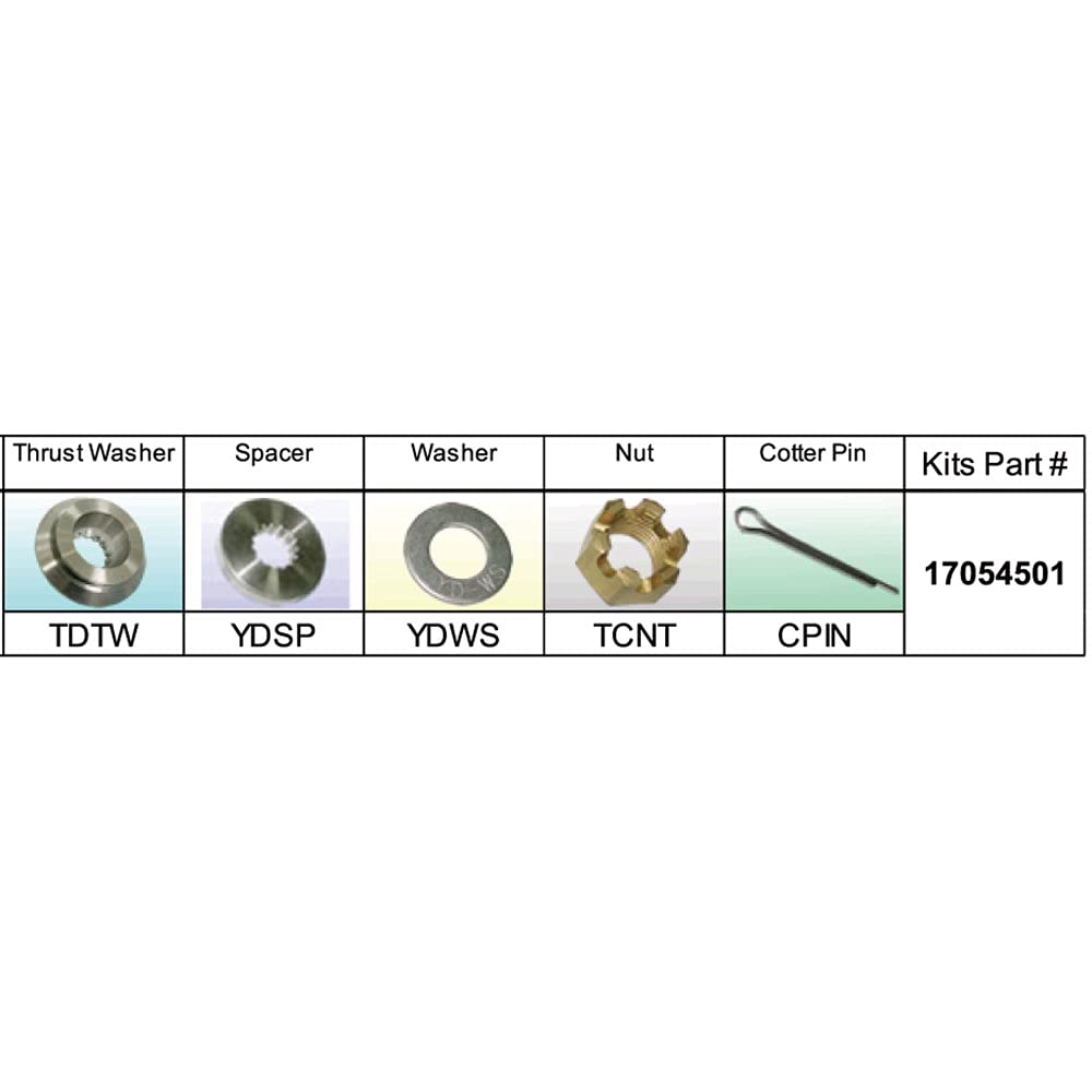 Solas 17054501 TD-PKT Propeller Kit for Nissan/Tohatsu 60-140 HP