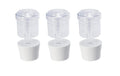 Large 2-Piece Airlocks with #7 Rubber Stoppers for Fermentation - Airlocks for Wine Making, Brewing Beer, and