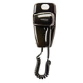 Wall-Mount Hair Dryer - Plug-in with Night Light - Black - JWM8CB