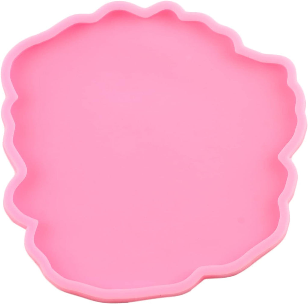 Silicone Coaster Mold Resin Coaster Molds Coaster Molds Set of 4 | Resin Casting Irregular Wave Shape Silicone Mold