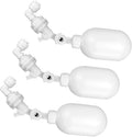 3Pcs Float Ball Valve 1/4" Quick Connect Plastic Tank Control Valve