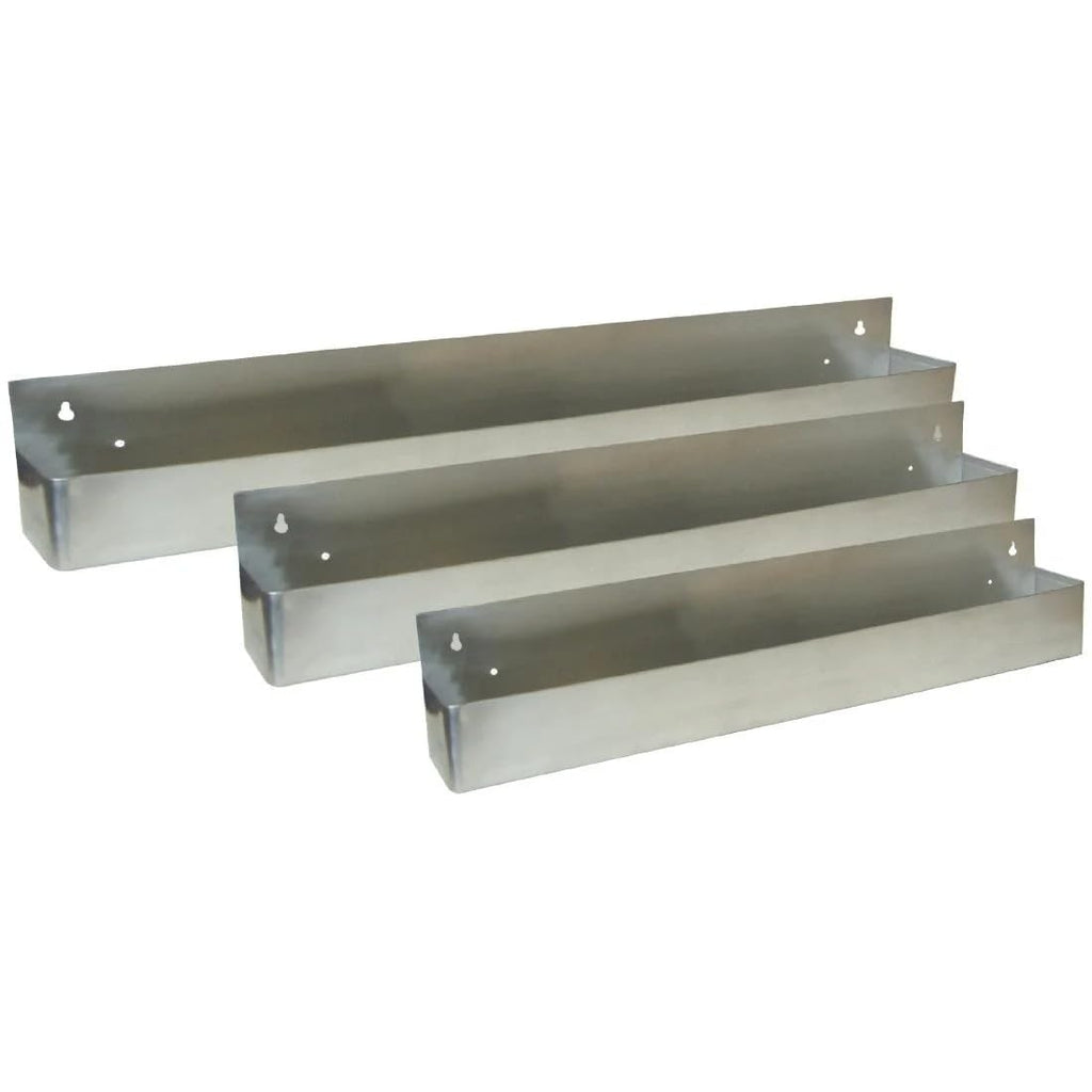 Speed Rail 1066mm/42 Inch - Stainless Steel, Wall Mount, Rounded Corners, Organizes and Storages Bottles for Bars and