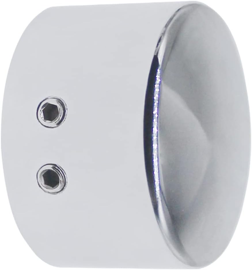 Front Axle Nut Cover Axle Caps for Softail Electra Road Glide Sportster (chrome)