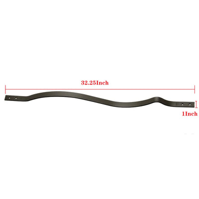 Deck Balusters 61 Pack Metal Deck Spindles, 32-1/4"x1" Staircase Baluster with Screws, Black Metal Deck Railing for