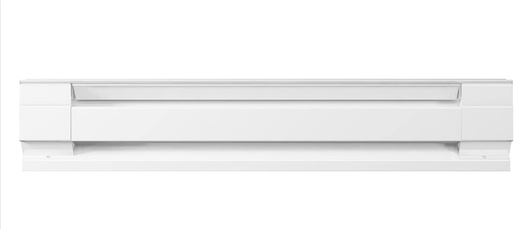 36 Inch Electric Baseboard Heater - 750W, 120V, White, 2560 BTU