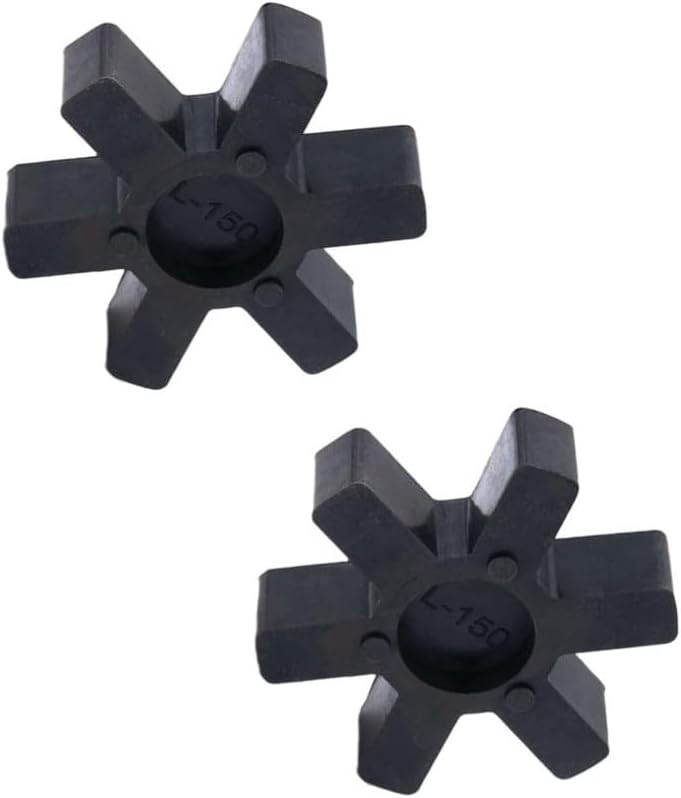 2-Pack L150 Jaw Coupling Insert, Black 3.7 Inch, for DIY Repair