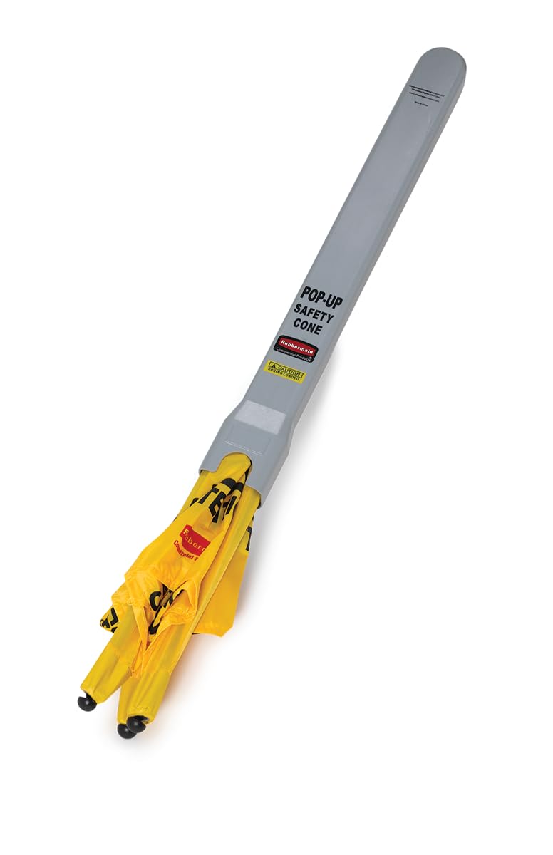 Wet Floor Pop-Up Safety Cone, 20-Inch