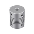 Beam Coupling 8mm to 8mm Aluminum Alloy Shaft Coupler D19 x L25mm for Stepper Motor, 3D Printer, CNC Encoder