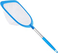 25'' Long Hot Tub Skimmer for Spa, Handy Pool Skimmer Net with Ultra Fine Diamond Netting Mesh for Small Pools