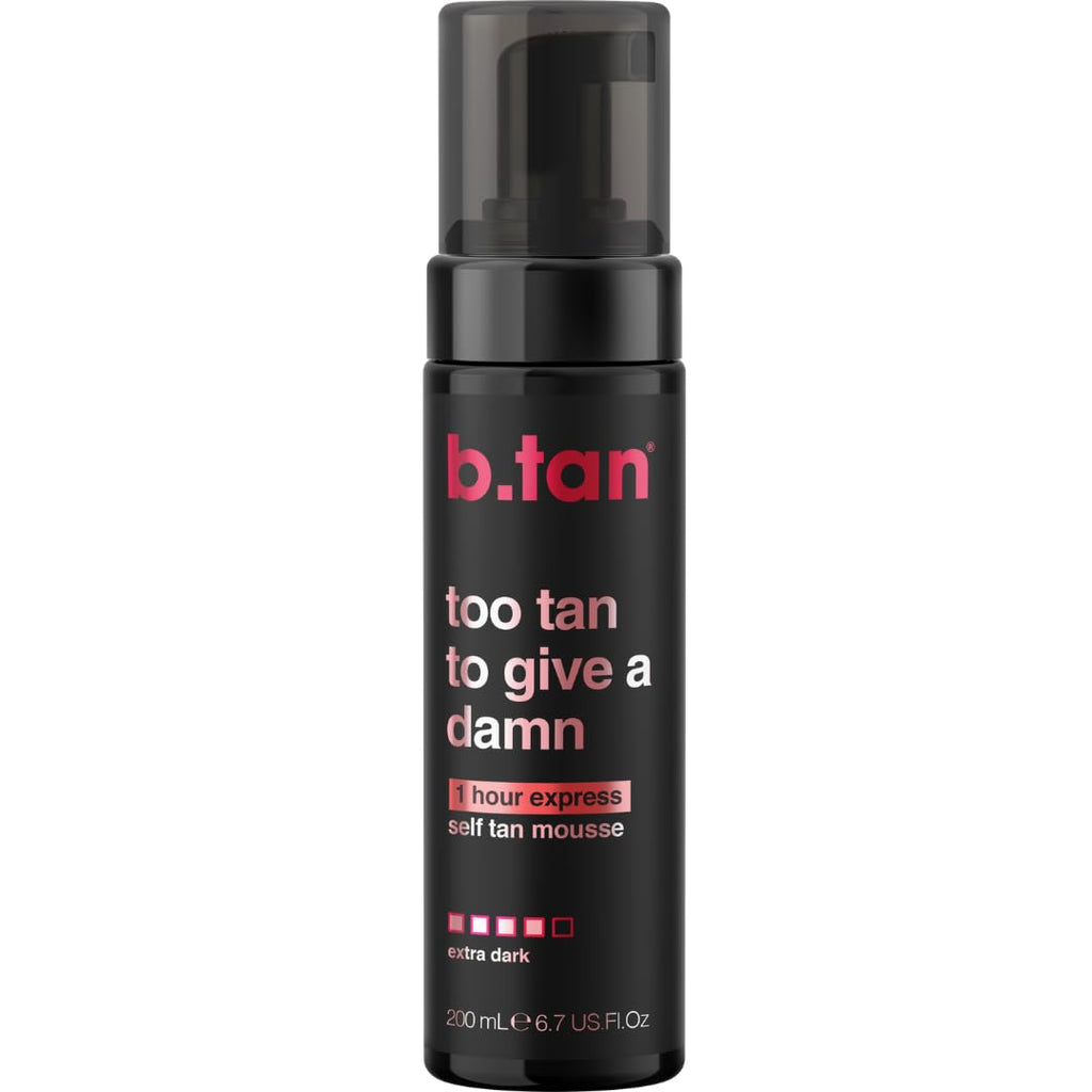Ultra Dark Self Tanner Mousse | Too Tan - Best, 1 Hour Express Sunless Tanning Foam, Gold Bronzing Glow, No Fake Tan
