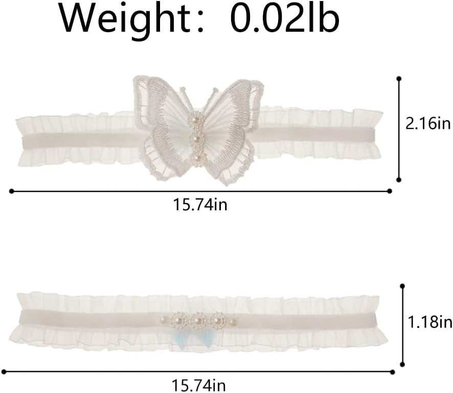 Wedding Garter for Bride Lace Leg Garter Belt with Flower Floral