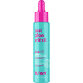 Dark Self Tanning Drops for Face & Body | Just Glow With It - Gradual Fake Tan Bronzing Serum Drop, Tanner Infused