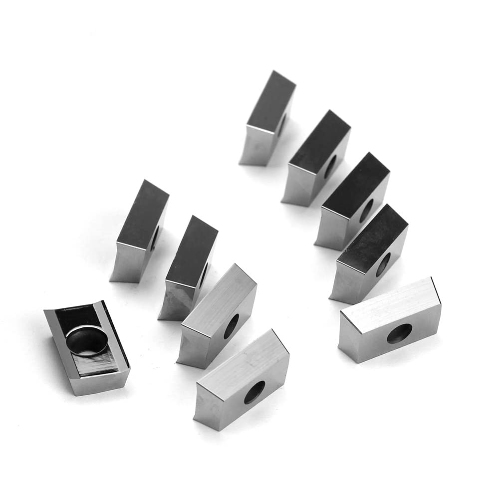 OSCARBIDE Carbide Inserts APKT1604 PDFR Milling Inserts 10Pcs for Aluminum