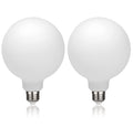 G40 LED Globe Light Bulbs, E26 Base, Warm White 2700K, 2 Pack