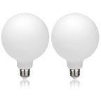 G40 LED Globe Light Bulbs, E26 Base, Warm White 2700K, 2 Pack