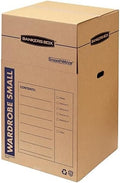 ‎Bankers Box 3-Pack Short Wardrobe Moving Boxes, 20" x 20" x 40"