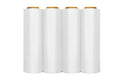 4 Rolls Heavy Duty 18" x 1500 ft 80 Gauge Premium Clear Pallet Wrap Stretch Wrap Shrink Film - Best Quality 40 Lb Per