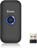 Mini 1D Bluetooth Barcode Scanner | 3-in-1 Bluetooth & USB Wired & 2.4G Wireless, Portable Bar Code Reader, Work with