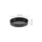 4 Pack Blender Cup Lids Black Plastic Flat Cover Replacement