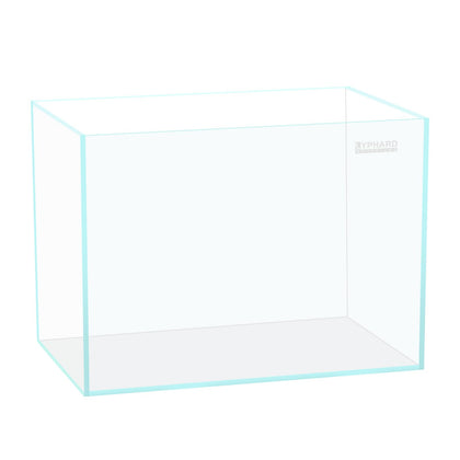3.5 Gallon Rimless Aquarium, Ultra Clear Low Iron Nano Fish Tank for Betta Shrimp, L15×W5.5×H9.8 Glass Thickness 5mm