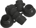 Irrigation Pro Test Cock Dust Caps 1/4" Male NPT, 5 Pack Black – Replacement Test Port Caps for Pressure Vacuum Breakers, RPZ & Double Check Assemblies (DCA)