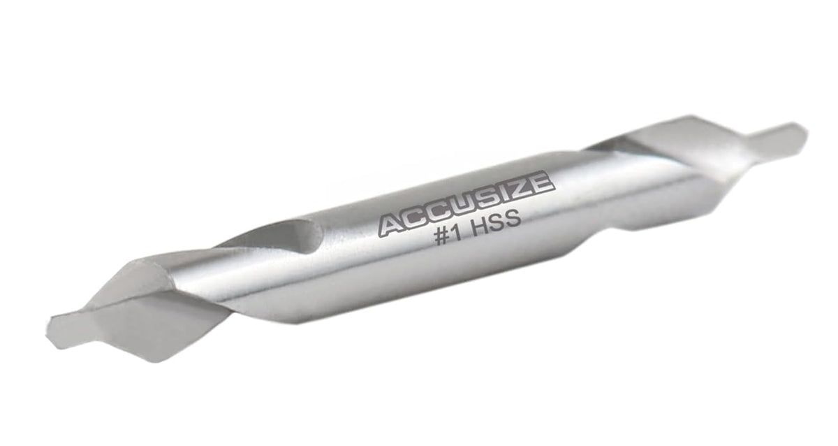 Accusize #1 HSS Center Drill, 0530-0100x10