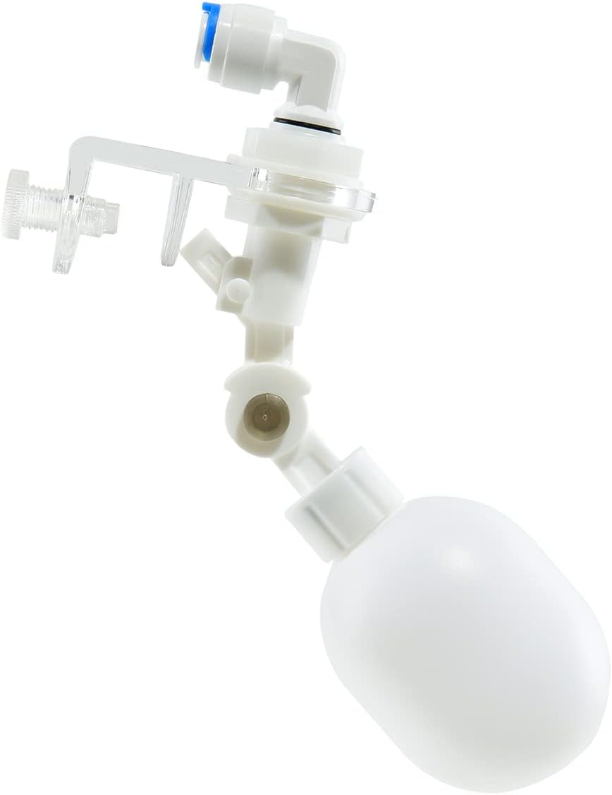 1/4 inch Plastic Adjustable Tube Float Valve Kit (1 Float + 5 Connect)