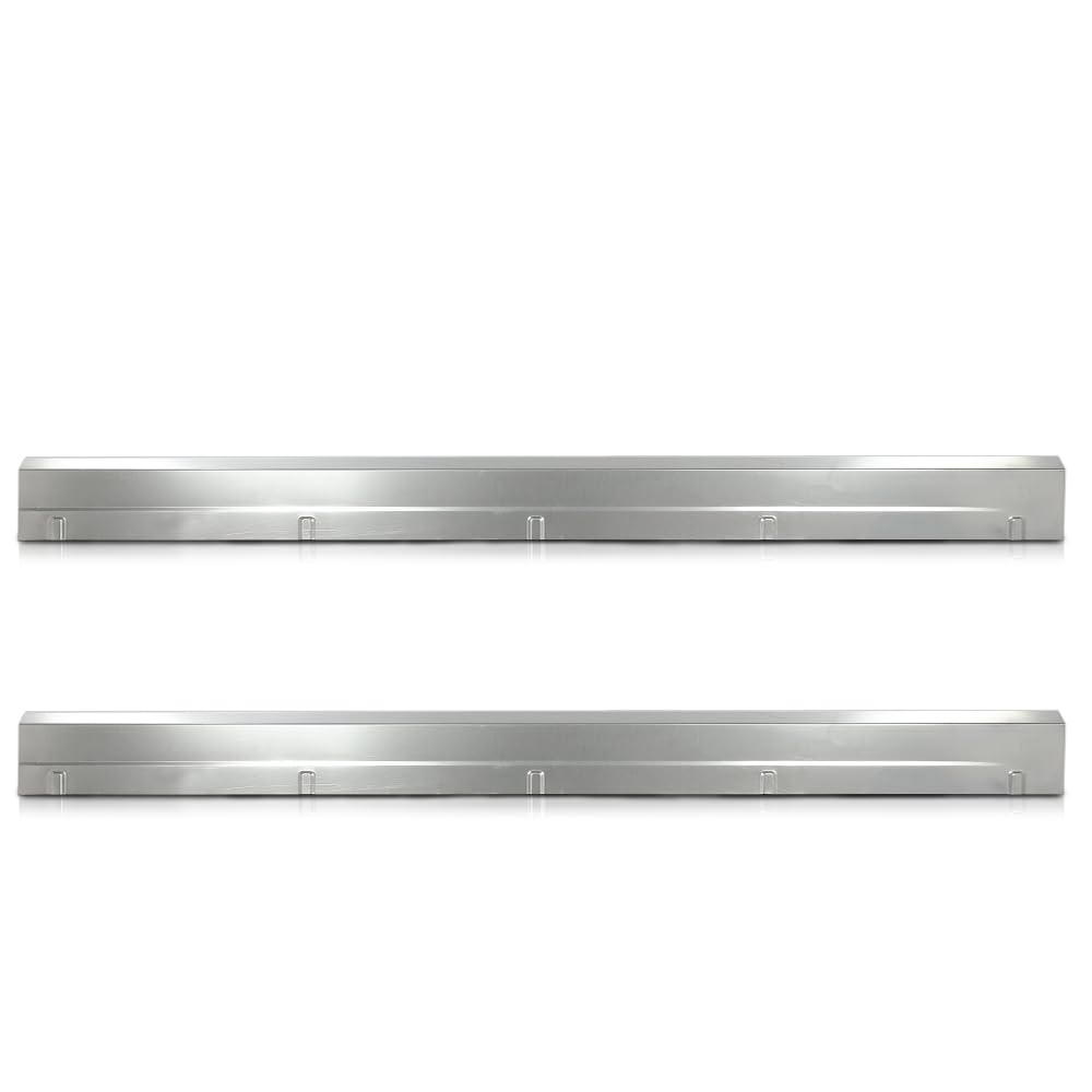 CROSSDESIGN Rocker Panels Pair Compatible with Chevy Silverado GMC Sierra Extended Cab 4 Door 2014-2018