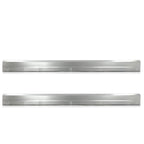 CROSSDESIGN Rocker Panels Pair Compatible with Chevy Silverado GMC Sierra Extended Cab 4 Door 2014-2018
