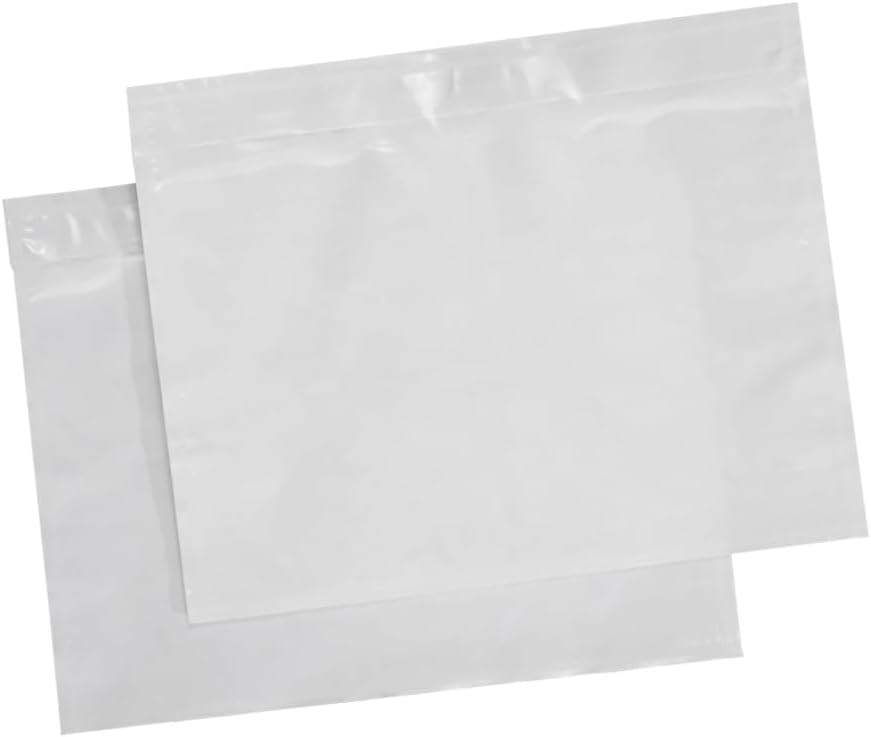 Clear Adhesive 7.5" x 5.5" Top Loading Packing List/Shipping Label Envelopes (‎7.5" x 5.5" | Clear, 1000, Pack)