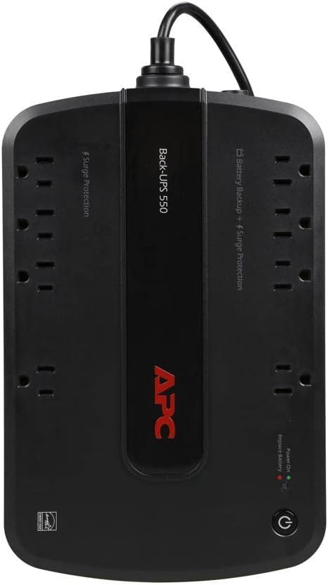 UPS 550VA/330W Backup Battery Power Supply for PC, Electronics, BE550G | UPS battery backup for PCs, routers &