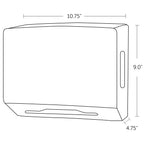 Scottfold Folded Paper Towel Dispenser, Black (09215)