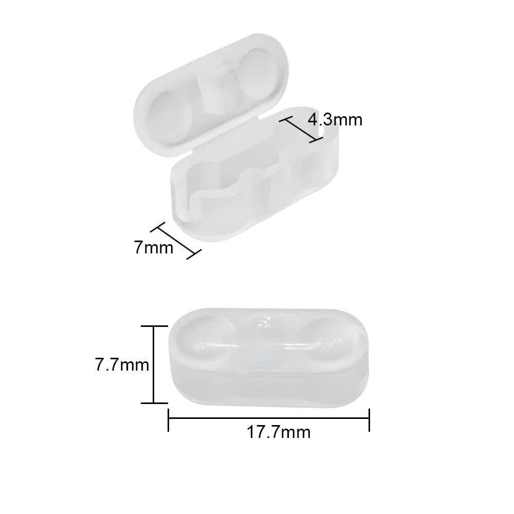 30 Pack Roller Shade Chain Connectors Transparent