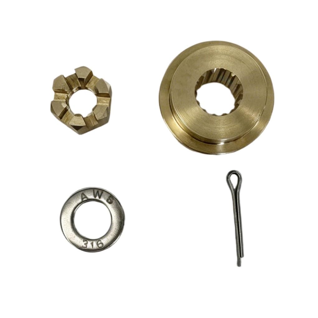 COPKINGO Propeller Installation Hardware Kit for Tohatsu Outboard 9.9HP-20HP 362-64231-0 Prop Hardware Kit fit Mercury/OMC/Johnson/Evinrude Engine Included Thrust Holder/Washer/Nut/Cotter Pin