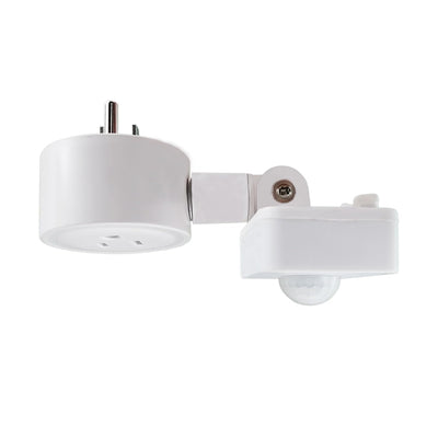 PIR Motion Sensor Switch Auto On/Off Adjustable Motion Activated Detection Outlet Plug Indoor for Stairs Garage