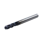 5pcs 3/16in Ball Nose Solid Carbide End Mills, 4 Flute, 30 Degree