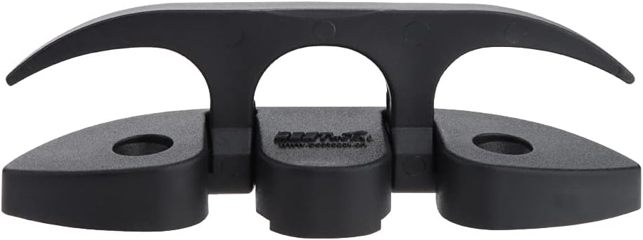 4 Pcs 5" Folding Cleat, Flip-up Dock Cleat. Marine Grade Nylon, Black