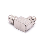 Elecbee Profibus M12 Field Wireable Connector Assembly Cable Plug Shiled (5 Pin Male A-Code Right Angle)