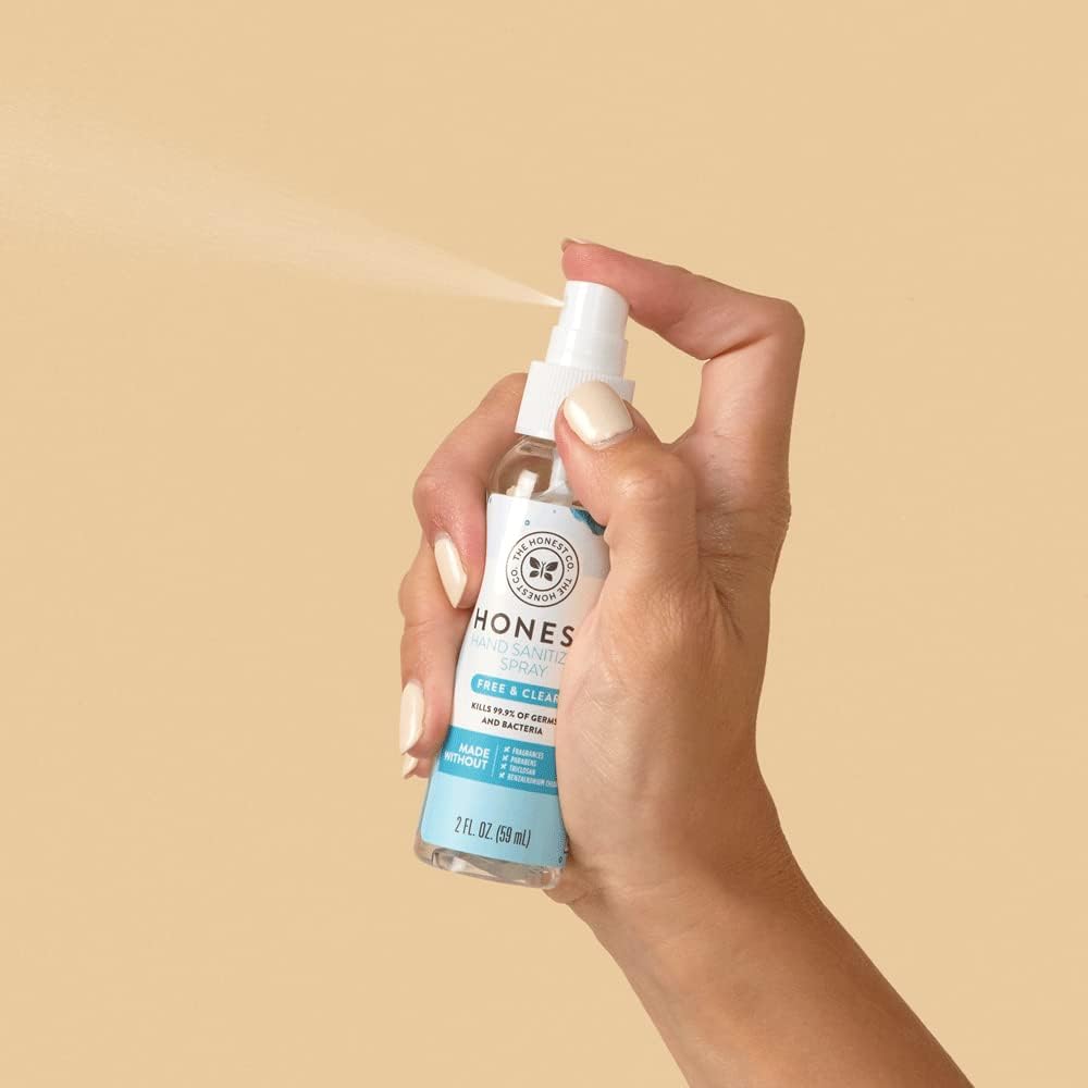 Hand Sanitizer Spray, 2oz, Free & Clear, 2 Fl oz(Pack of 20)