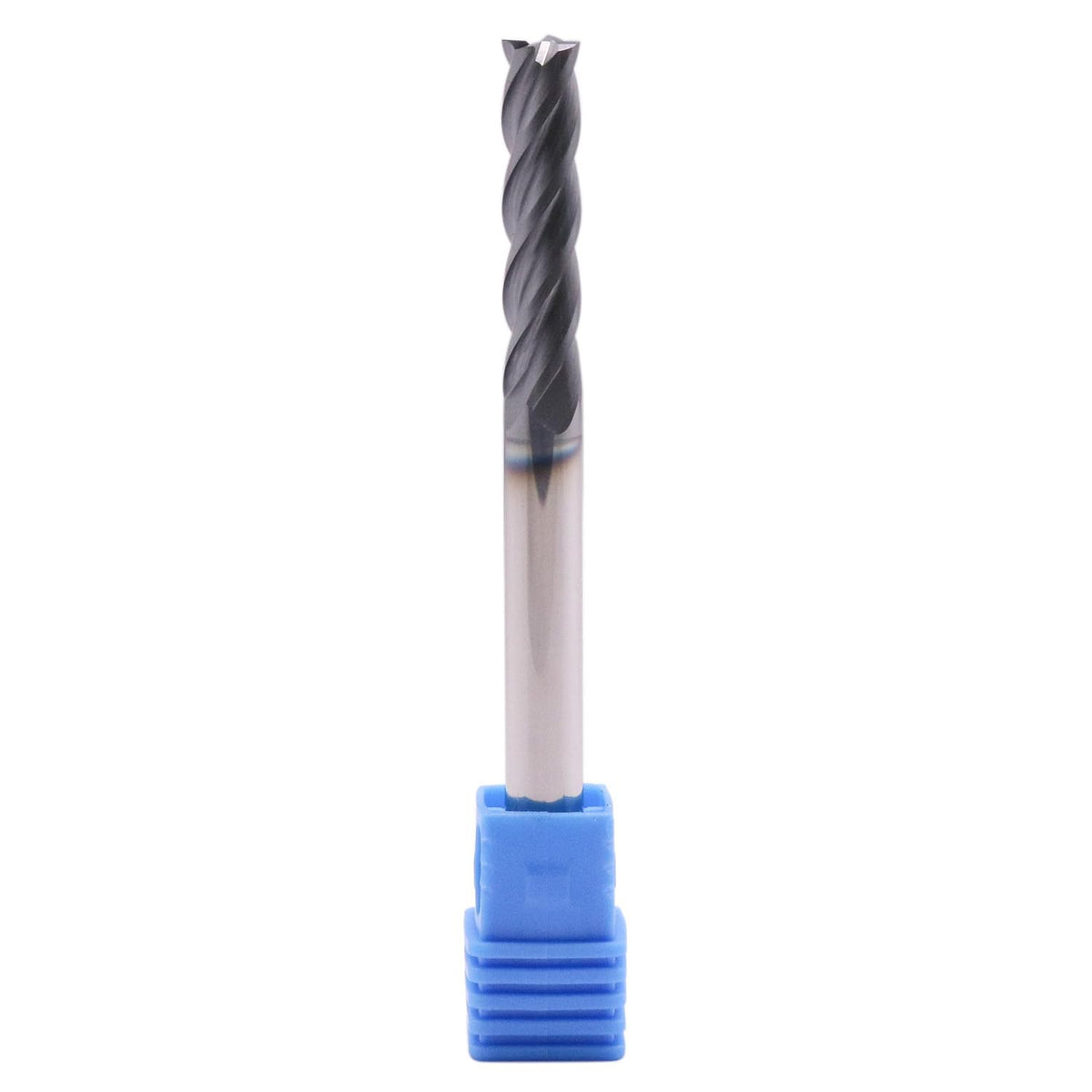 1/4" 4 Flute Solid Carbide Long Square End Mill, 3" OAL, AlTiN Coated