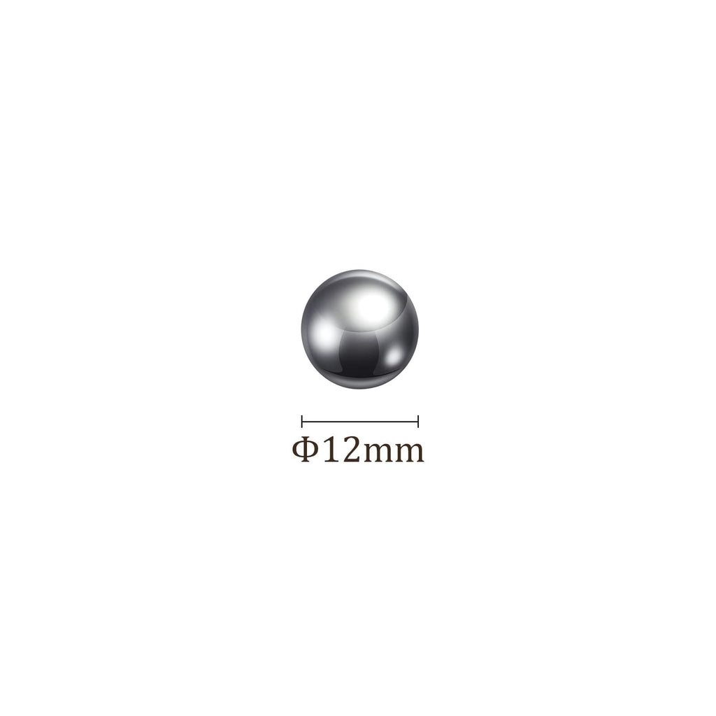 Kozelo 10pcs Precision Balls - [12mm] 304 Stainless Steel for Bearings Use, Solid