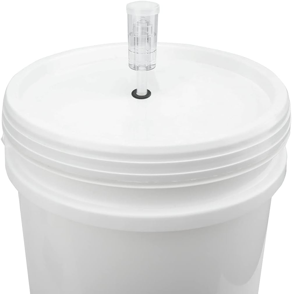6 Packs 3 Piece Airlocks for Fermenting with #6 Stoppers and Grommets, Air Lock Ferment for Beer Wine Making, Home