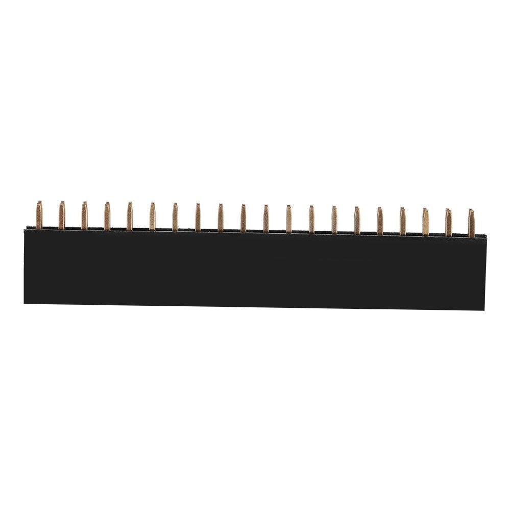 5Pcs Female Pin Headers, 2x20 Pins 2.54m Dual Row Short Pin Headers Connector, PCB Board Pin Header Strip for Raspberry Pi